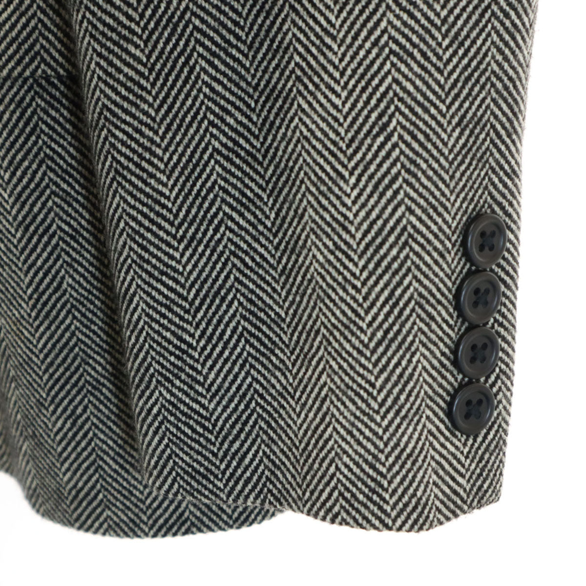 RALPH LAUREN COLLECTION ラルフローレン コレクション ヘリンボーン ダブルブレスト スカートスーツ 上下 セットアップ 11 グレージュ レディース