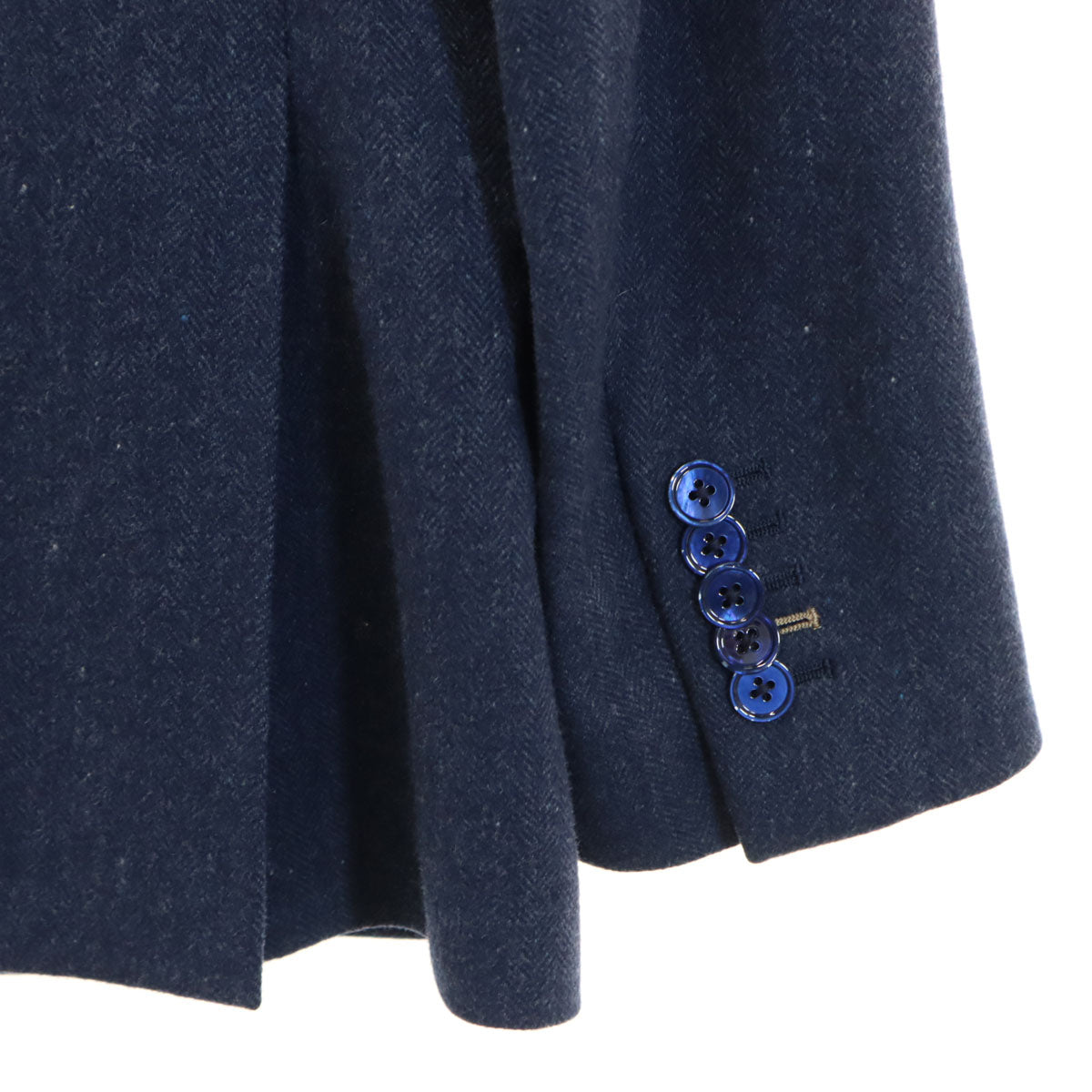 Paul Smith LONDON ポールスミスロンドン 日本製 ヘリンボーン スーツ 上下 セットアップ M/76 ネイビー メンズ