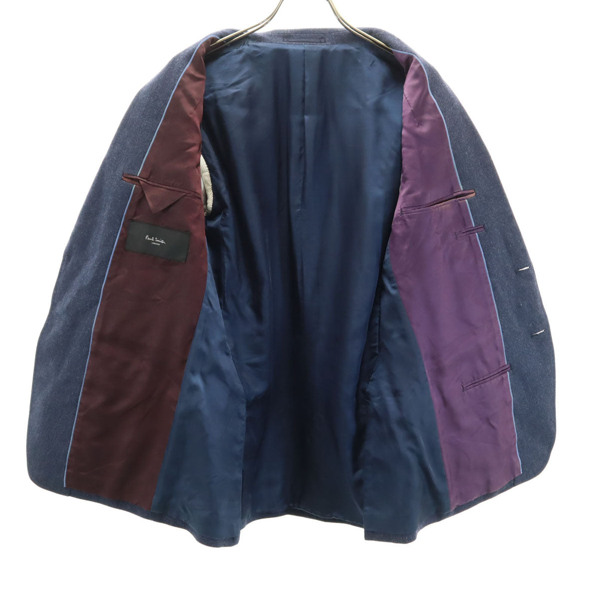 Paul Smith LONDON ポールスミスロンドン 日本製 ヘリンボーン スーツ 上下 セットアップ M/76 ネイビー メンズ