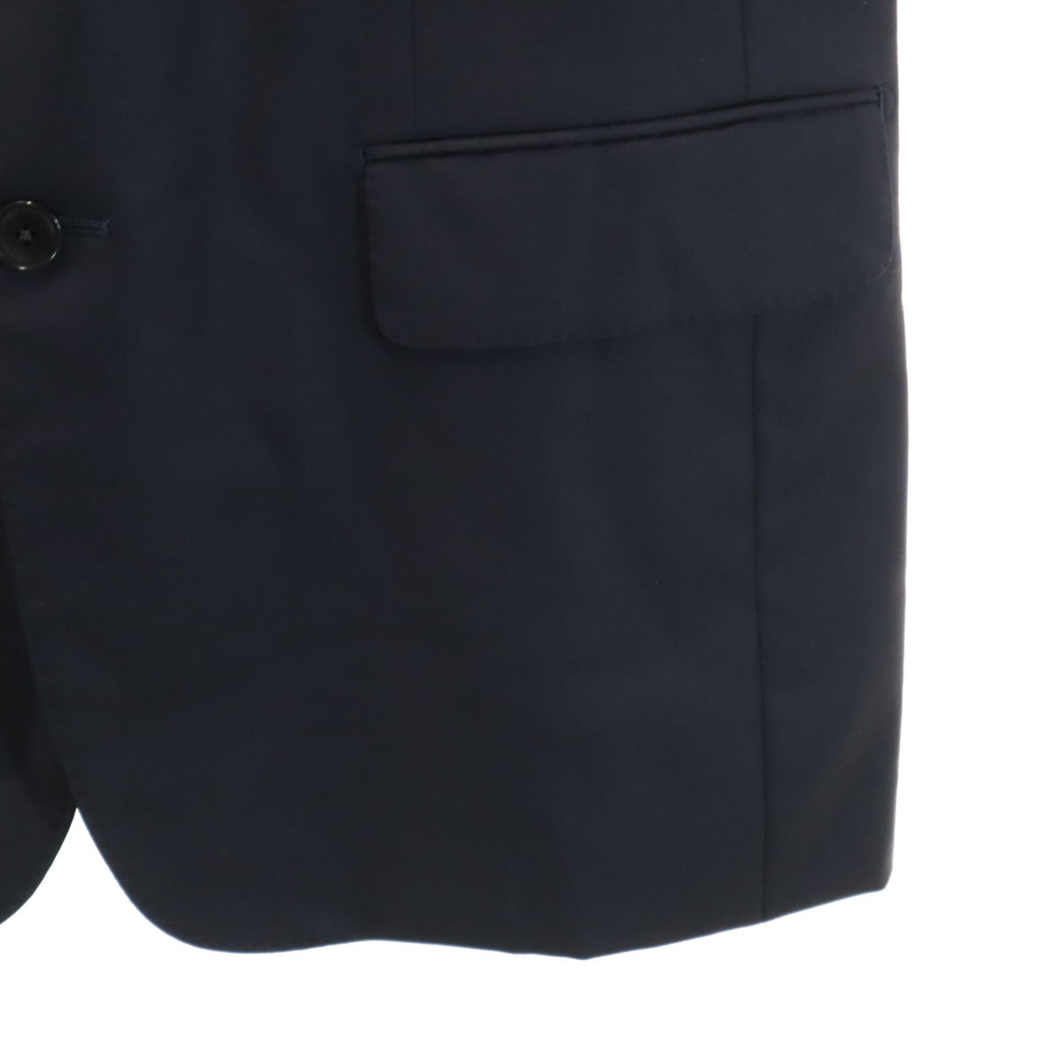 TROJAN トロージャン 日本製 ロロピアーナ生地 スーツ 上下 セットアップ AB5 ネイビー オールシーズン メンズ