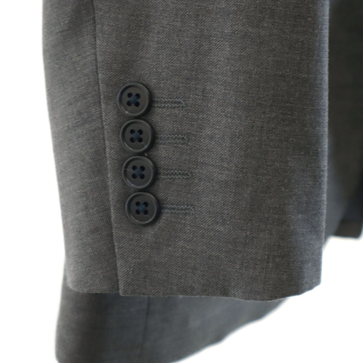 美品 Dunhill ダンヒル 日本製 スーツ 上下 セットアップ グレー メンズ