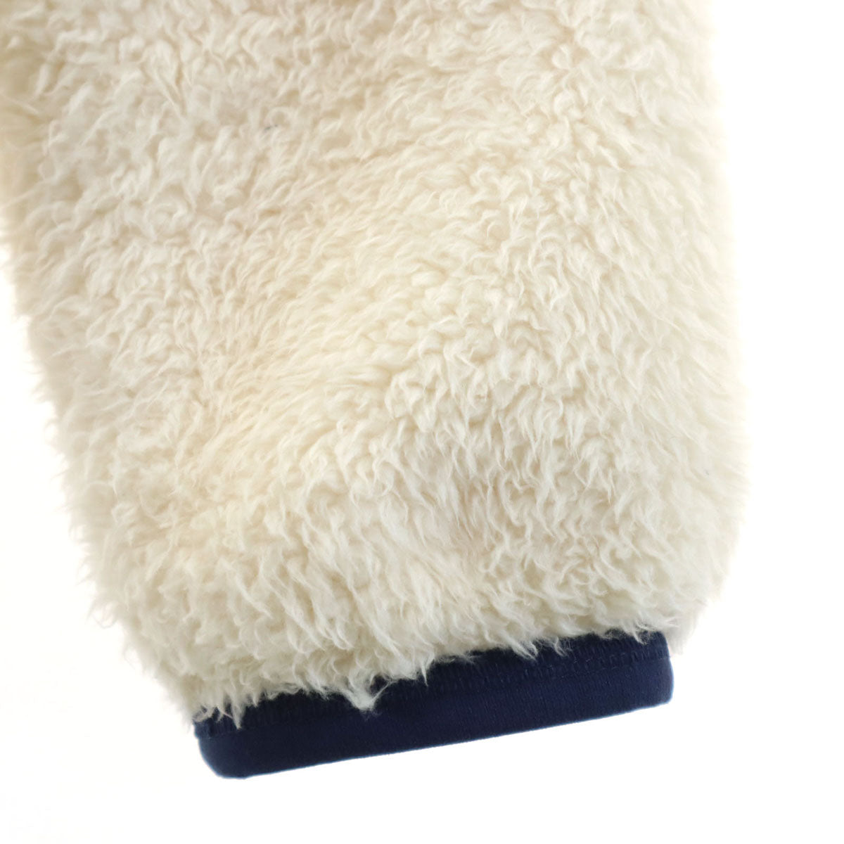 美品 POLO RALPH LAUREN ポロラルフローレン フリースジャケット S アイボリー メンズ