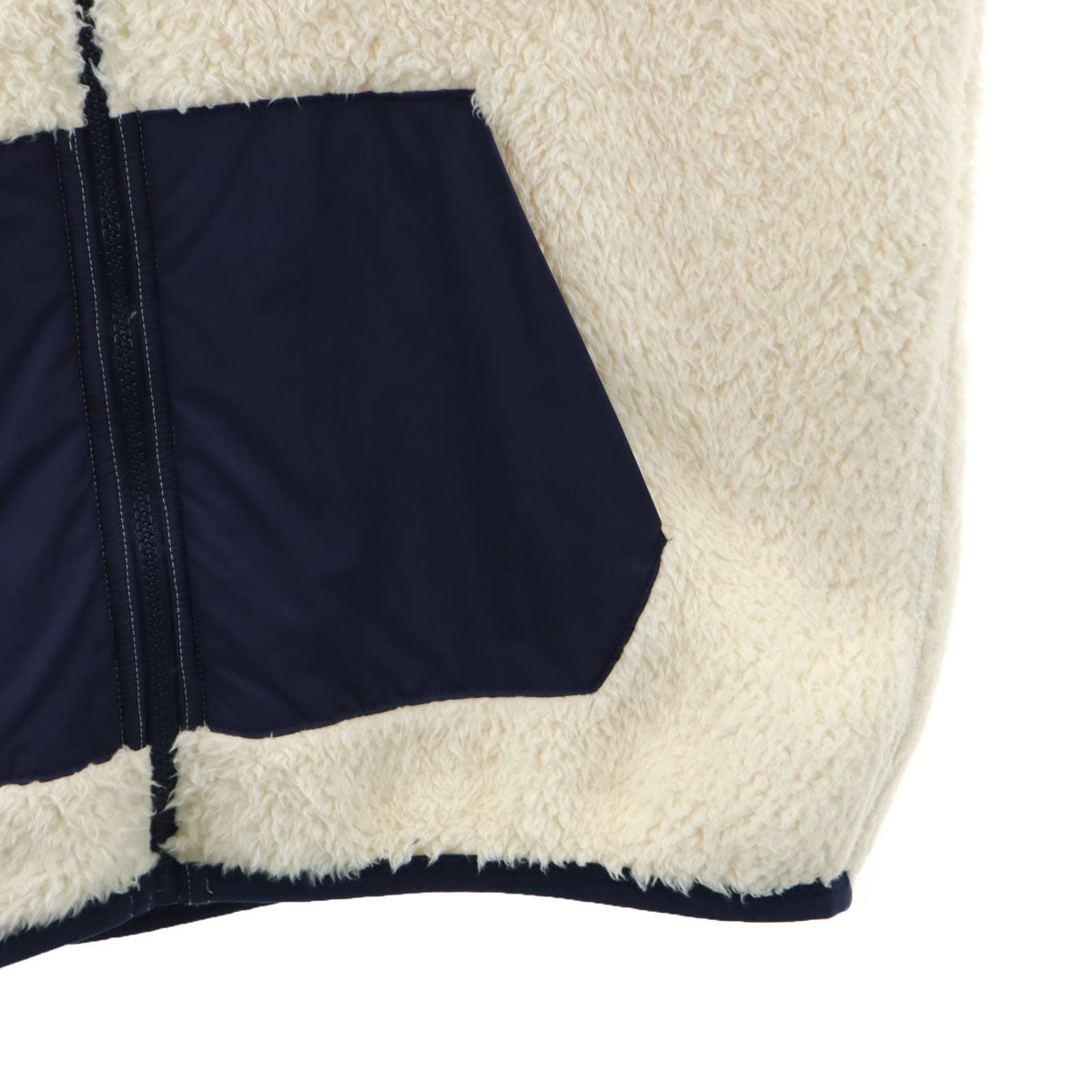 美品 POLO RALPH LAUREN ポロラルフローレン フリースジャケット S アイボリー メンズ