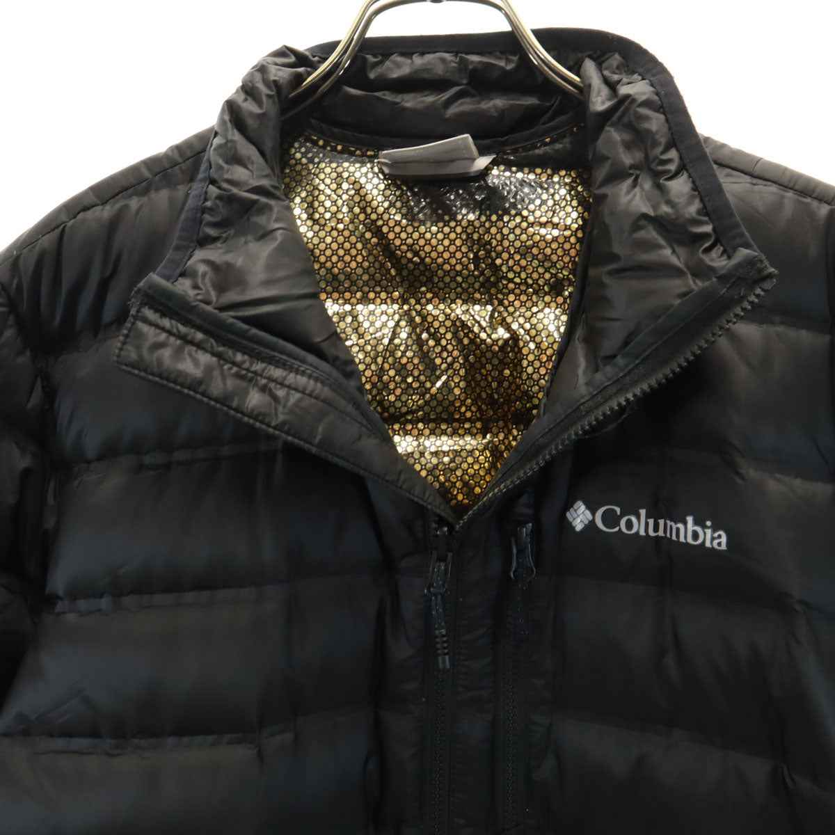 Columbia コロンビア ぺブルピーク ダウンジャケット S ブラック OMNI-HEAT アウトドア パッカブル メンズ