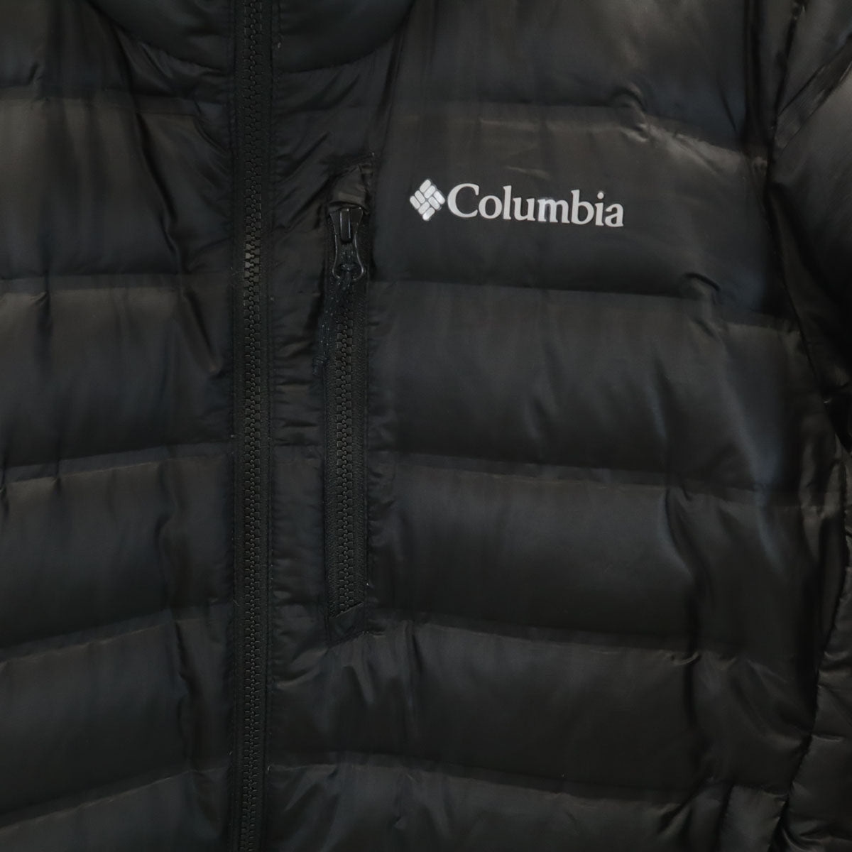 Columbia コロンビア ぺブルピーク ダウンジャケット S ブラック OMNI-HEAT アウトドア パッカブル メンズ