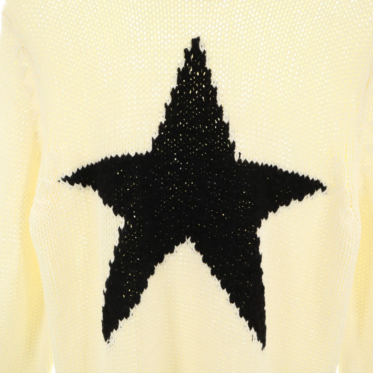 未使用 DIESEL ディーゼル スター 長袖 セーター S オフホワイト レディース