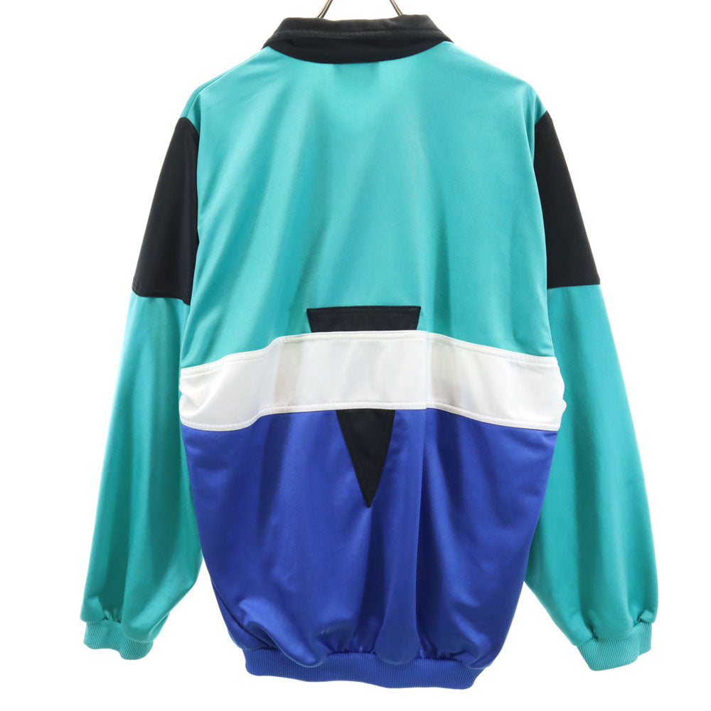adidas アディダス 80s ヴィンテージ 万国旗タグ マルチカラー トレフォイルロゴ トラックジャケット 7 グリーン メンズ
