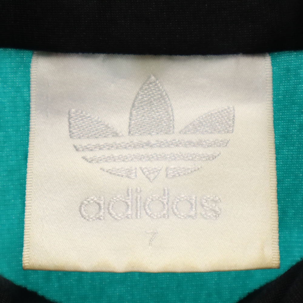 adidas アディダス 80s ヴィンテージ 万国旗タグ マルチカラー トレフォイルロゴ トラックジャケット 7 グリーン メンズ