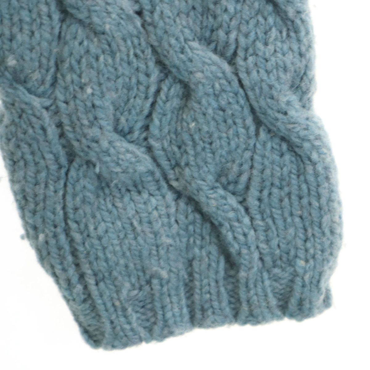 L.L.Bean エルエルビーン 90s オールド 3D 長袖 タートルネック セーター S ブルー系 ニット アウトドア レディース