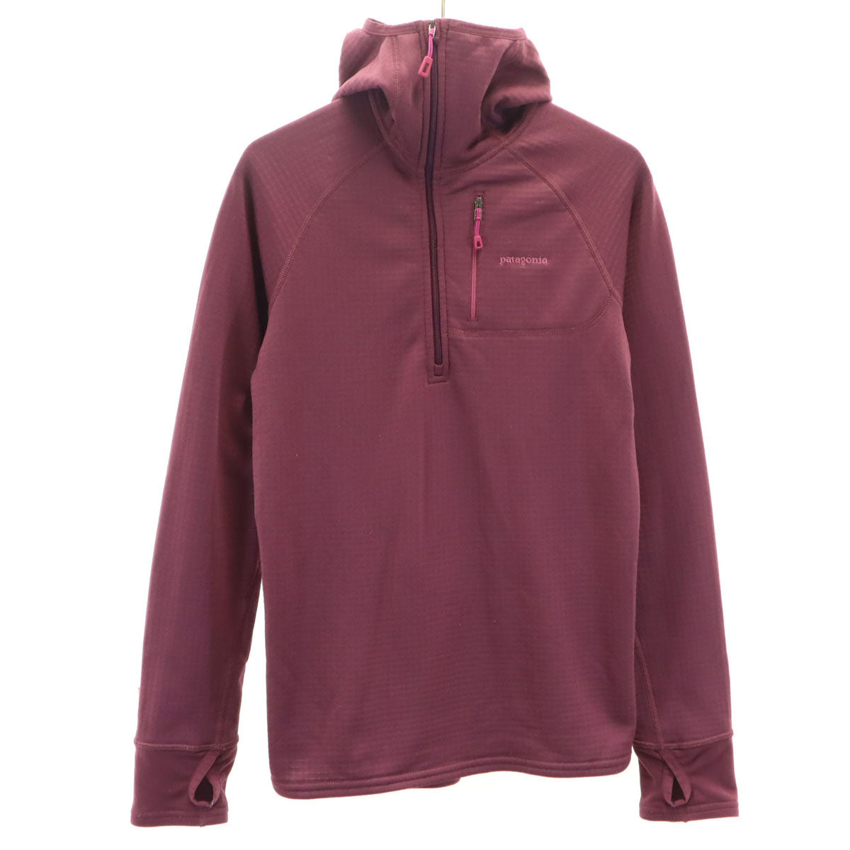 patagonia パタゴニア ハーフジップ ジャケット XS パープル系 40075 プルオーバー 裏起毛 レディース