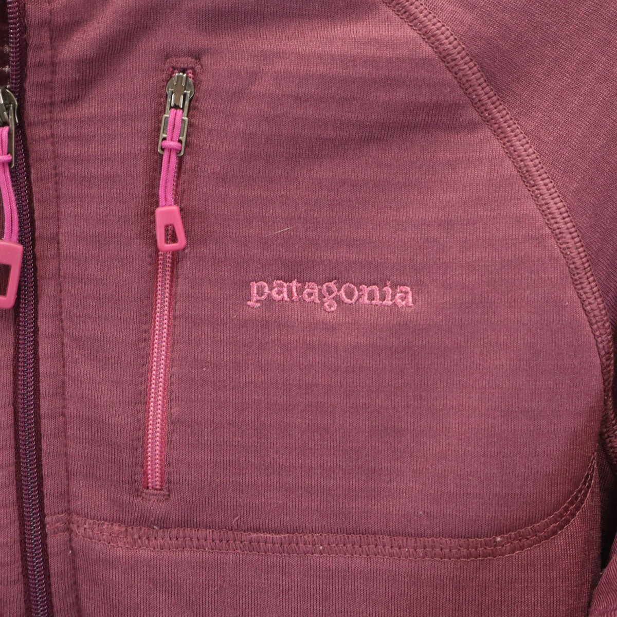 patagonia パタゴニア ハーフジップ ジャケット XS パープル系 40075 プルオーバー 裏起毛 レディース