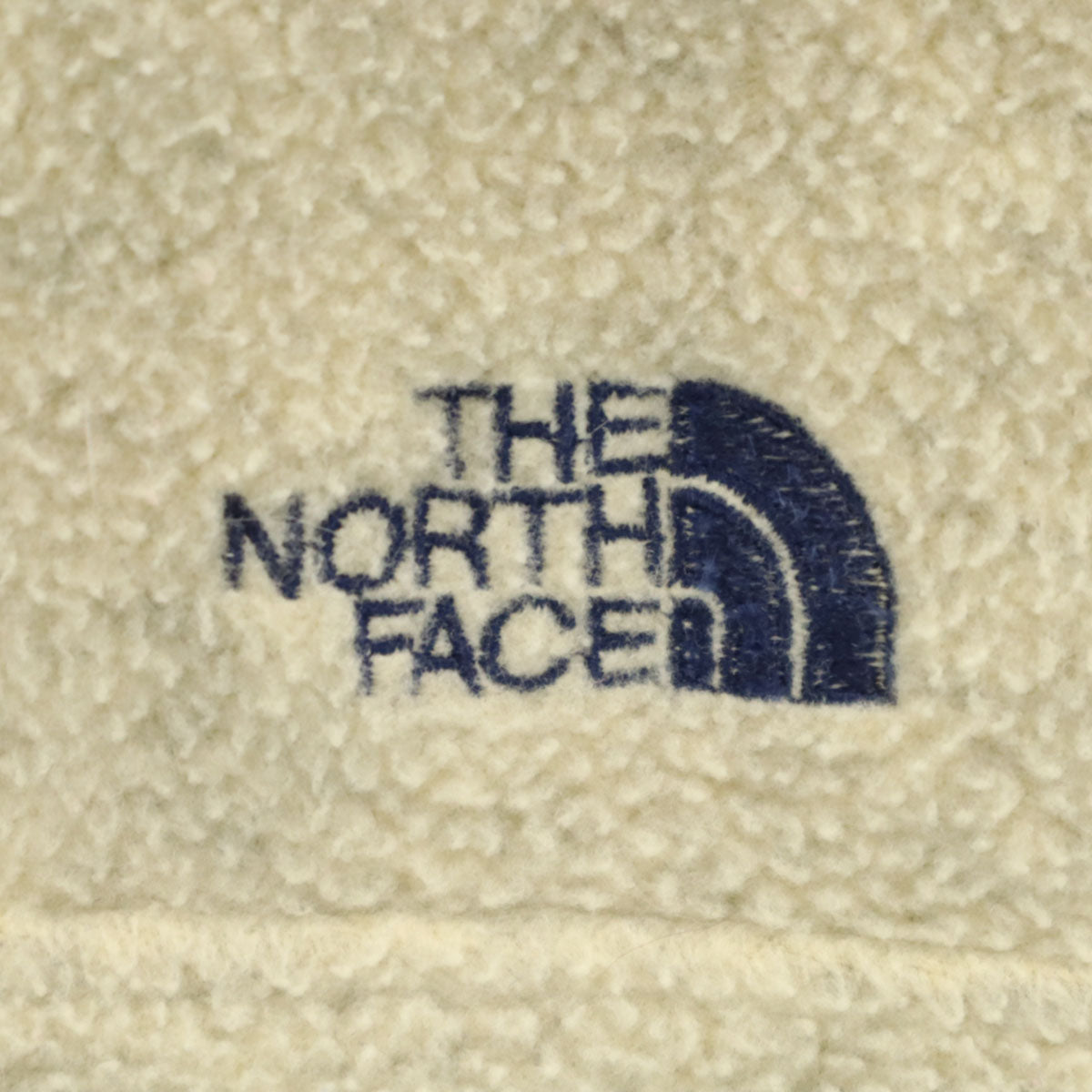 THE NORTH FACE ノースフェイス ハーフボタン フリースジャケット M アイボリー系 NA-3288 プルオーバー メンズ
