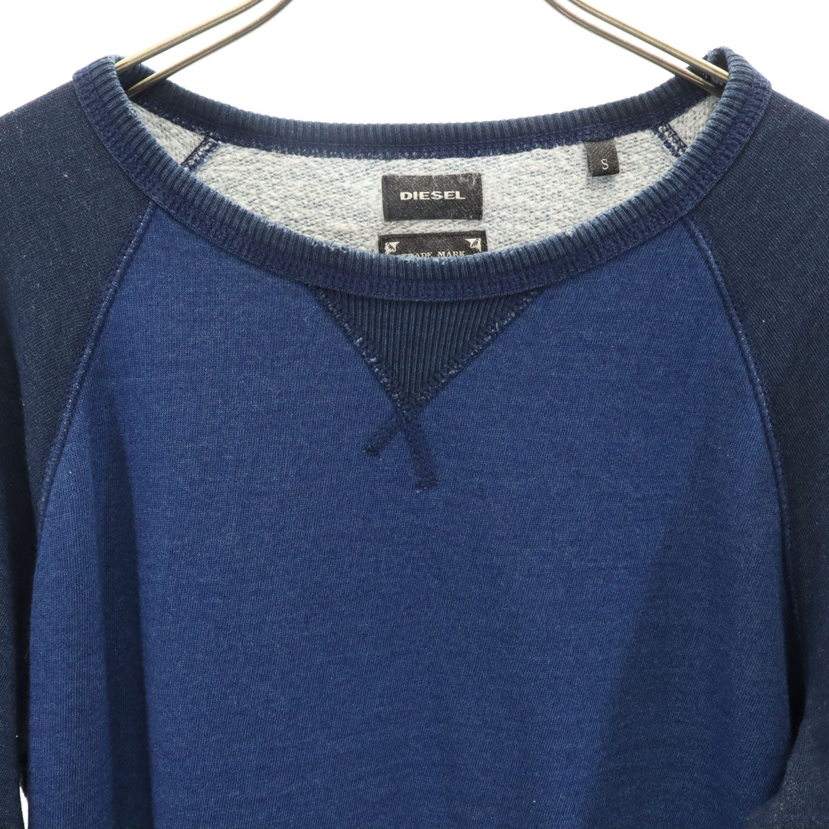 DIESEL ディーゼル 長袖 スウェット S ネイビー メンズ