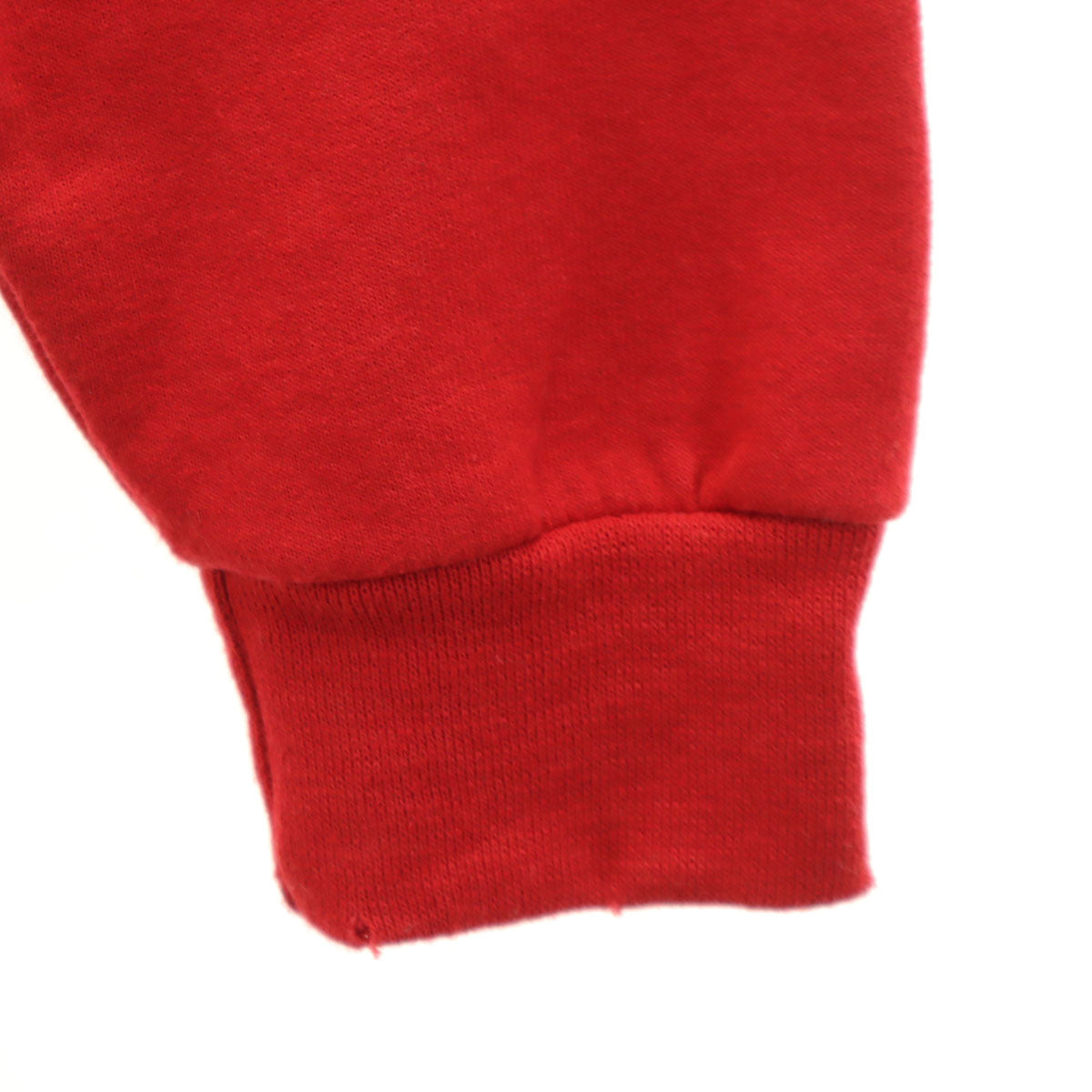 美品 JERZEES ジャージーズ オールド バックプリント 長袖 スウェット トレーナー L レッド系 裏起毛 メンズ