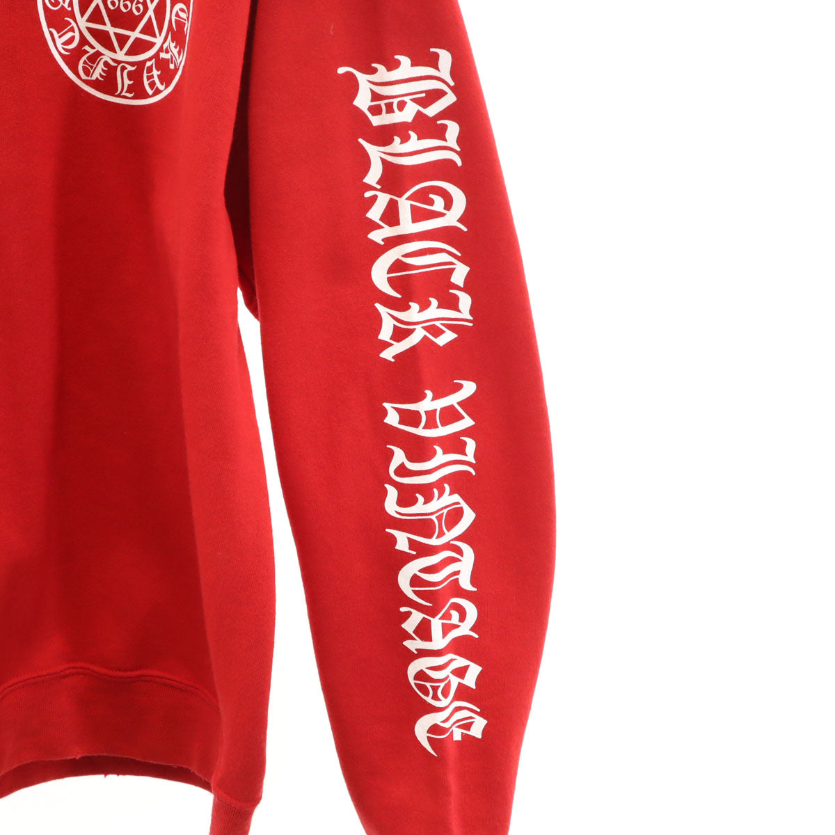 美品 JERZEES ジャージーズ オールド バックプリント 長袖 スウェット トレーナー L レッド系 裏起毛 メンズ