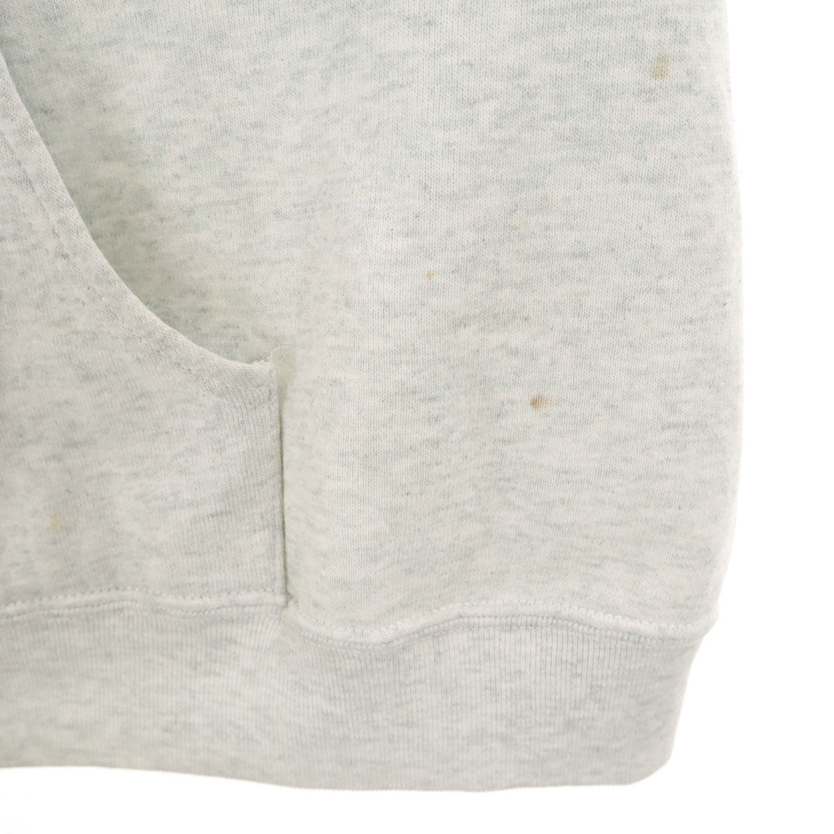 FRUIT OF THE LOOM フルーツオブザルーム 80s USA製 ヴィンテージ バックプリント クリバンキャット 長袖 スウェットパーカー L グレー メンズ