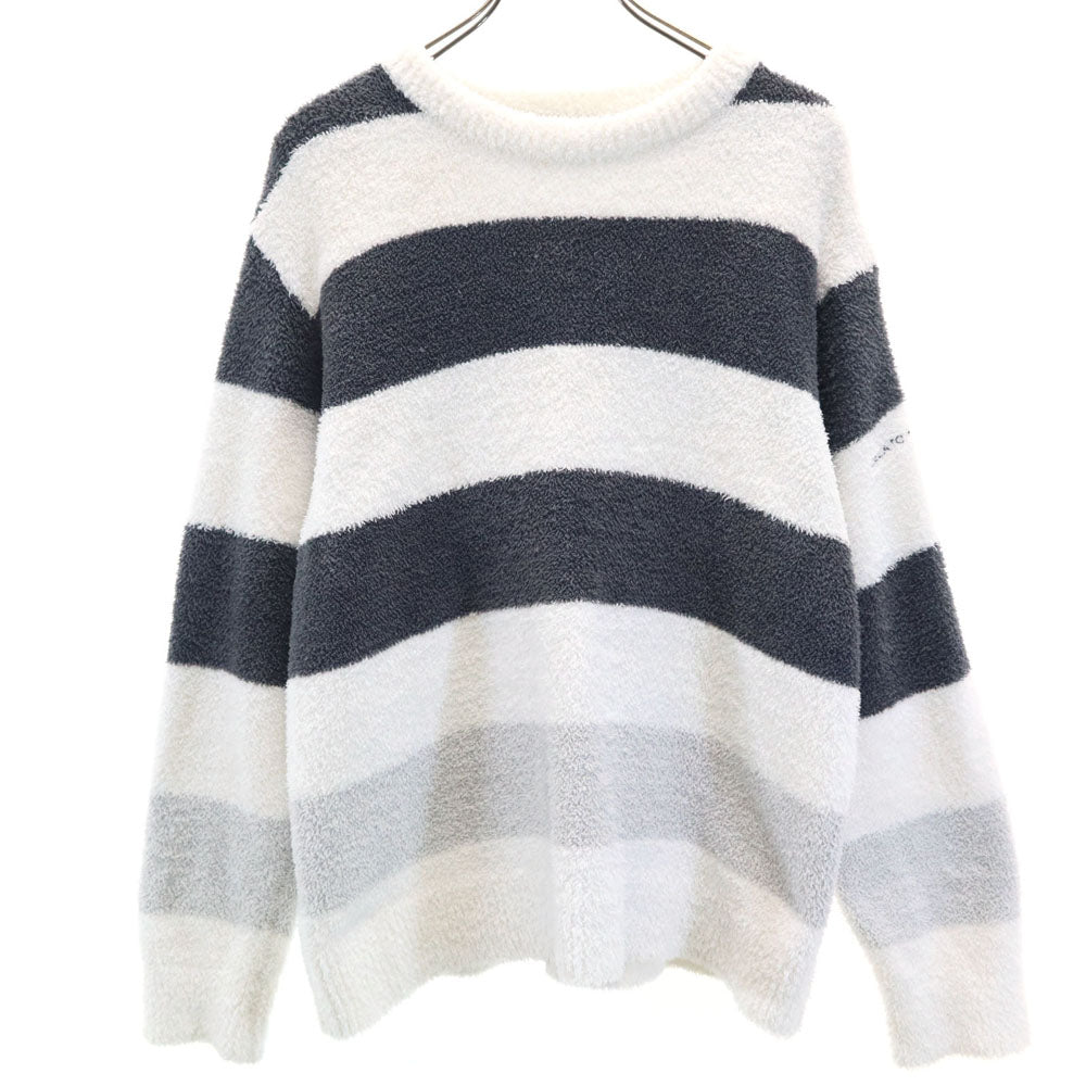 GELATO PIQUE HOMME ジェラートピケオム 長袖 ふわもこ ルームウェア M ホワイト×グレー メンズ