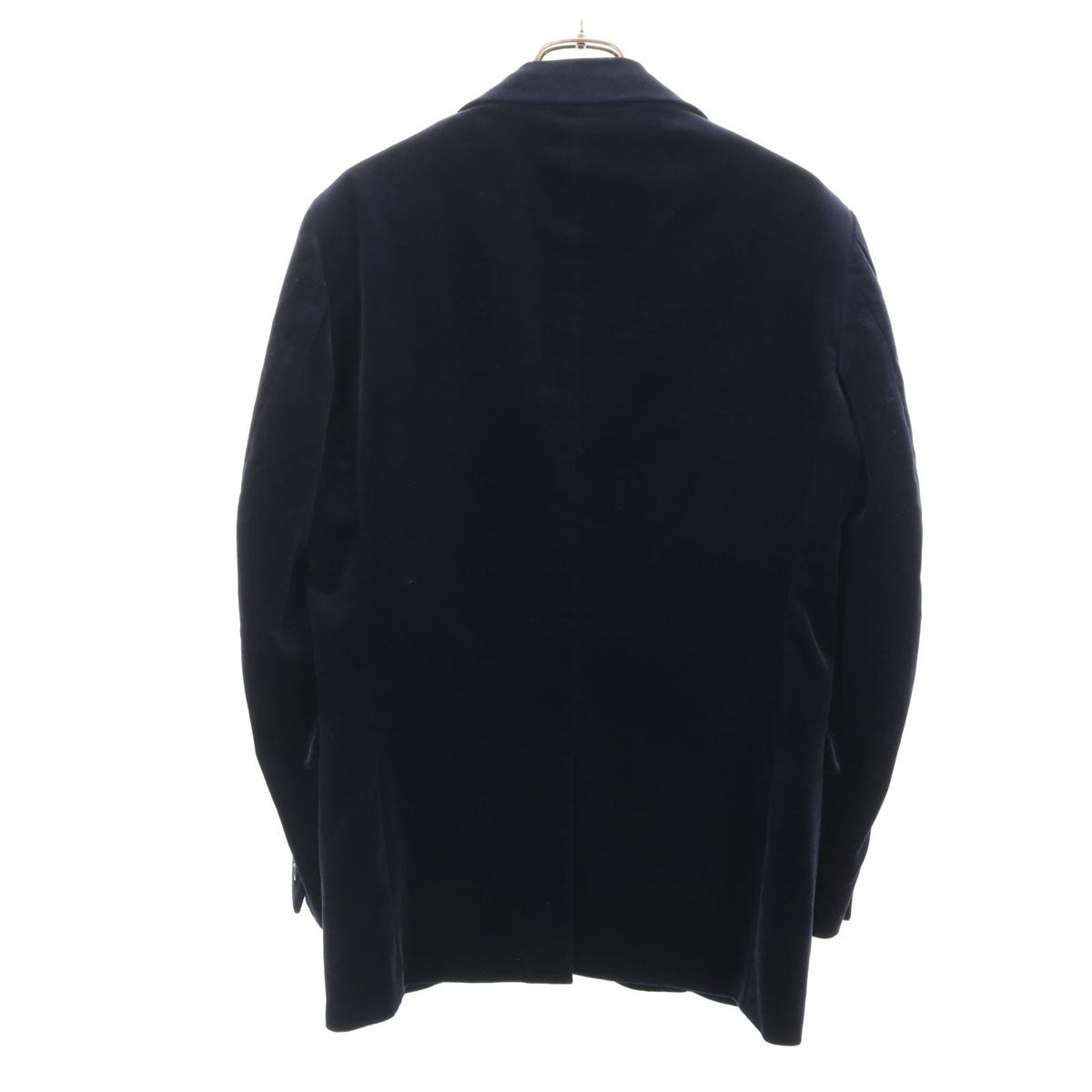 23ku HOMME 23区オム ベロア テーラードジャケット 48 ネイビー メンズ