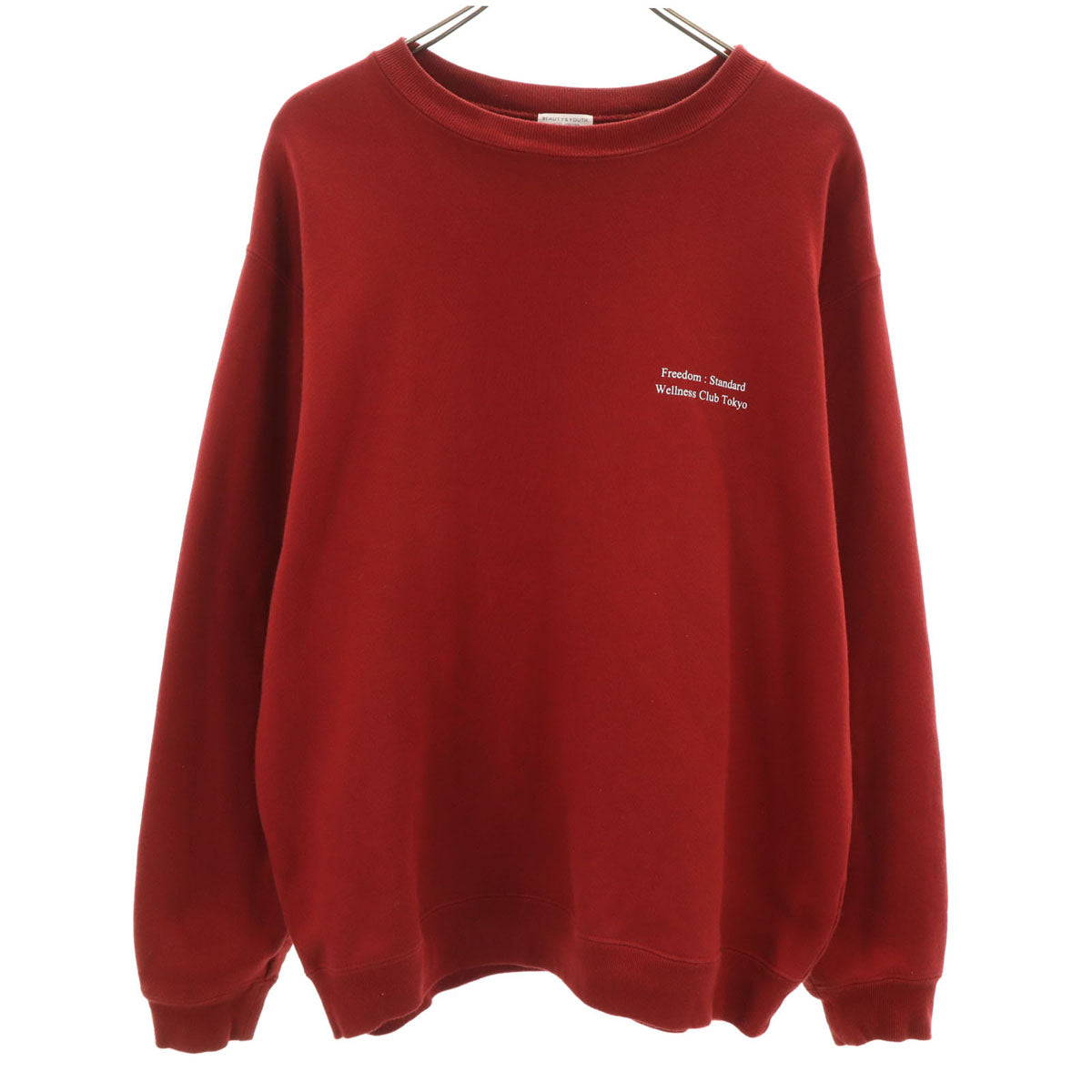 BEAUTY&YOUTH UNITED ARROWS ビューティーアンドユース ユナイテッドアローズ スウェット トレーナー M レッド メンズ