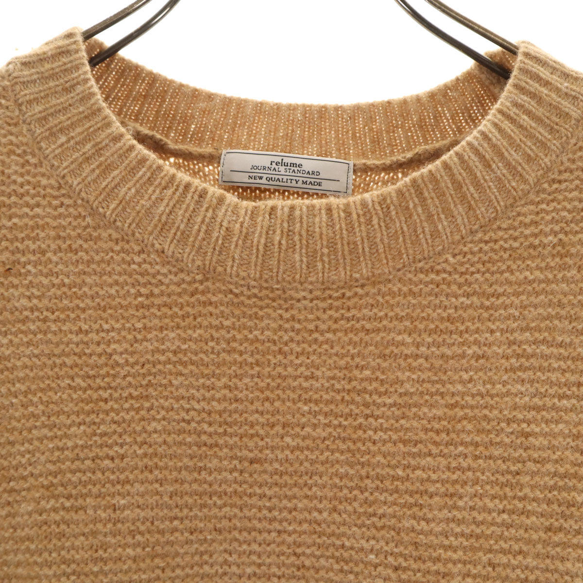 relume JOURNAL STANDARD レリューム ジャーナルスタンダード 長袖 セーター M ベージュ ニット メンズ