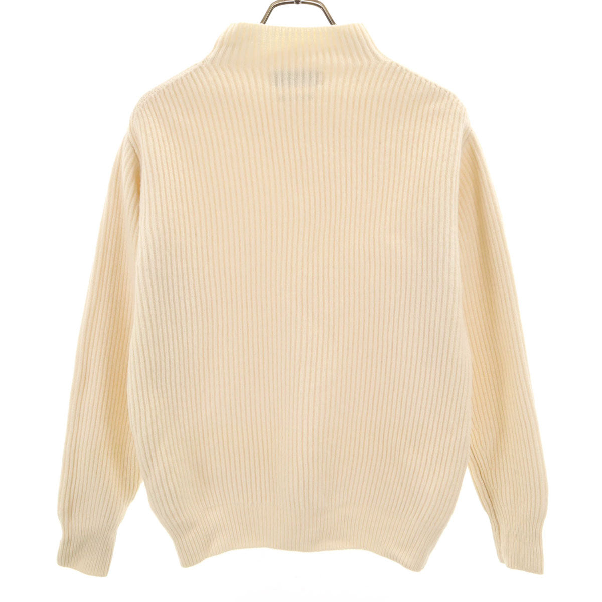 美品 TOMORROWLAND tricot トゥモローランドトリコ 長袖 モックネック セーター S アイボリー ニット レディース