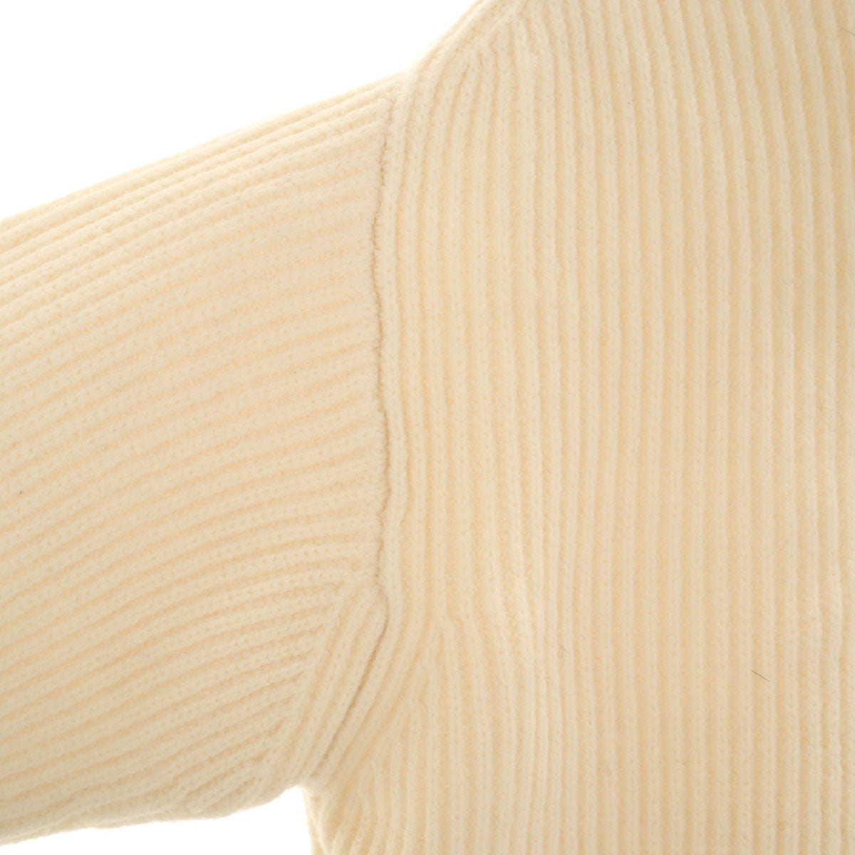 美品 TOMORROWLAND tricot トゥモローランドトリコ 長袖 モックネック セーター S アイボリー ニット レディース