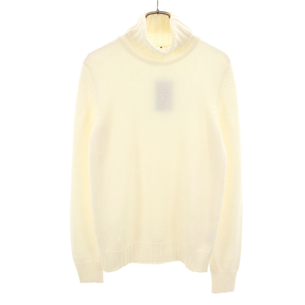 美品 BAFY バフィー イタリア製 長袖 タートルネック セーター 46 ホワイト ニット メンズ