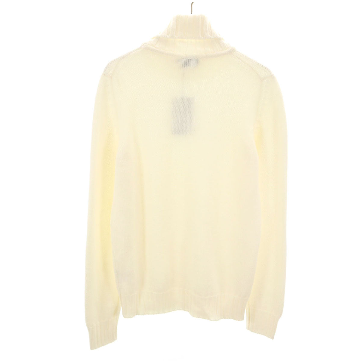 美品 BAFY バフィー イタリア製 長袖 タートルネック セーター 46 ホワイト ニット メンズ
