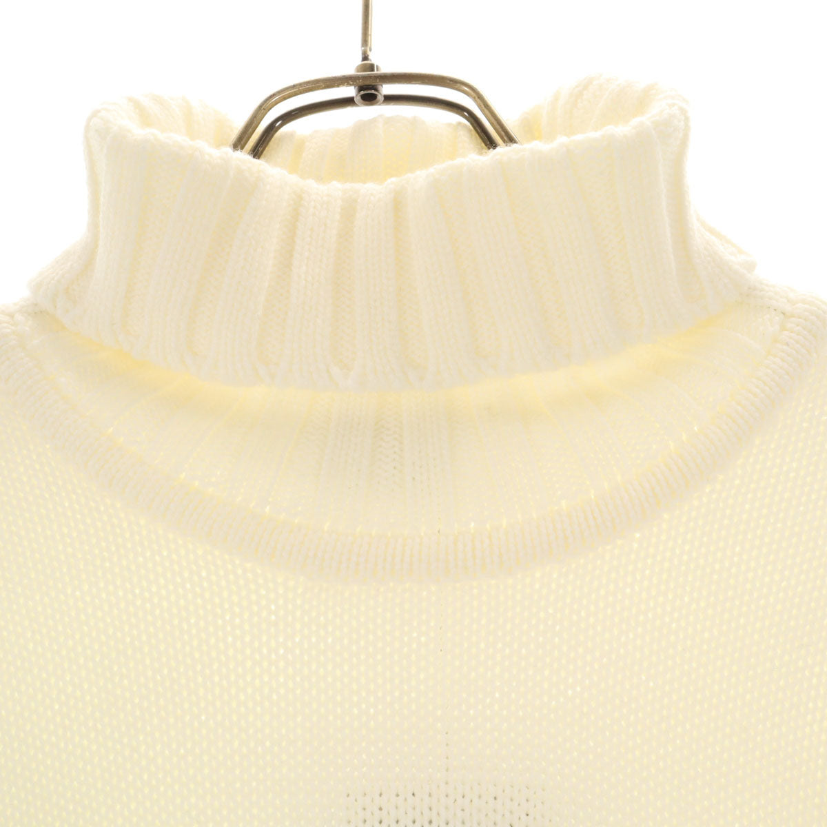 美品 BAFY バフィー イタリア製 長袖 タートルネック セーター 46 ホワイト ニット メンズ