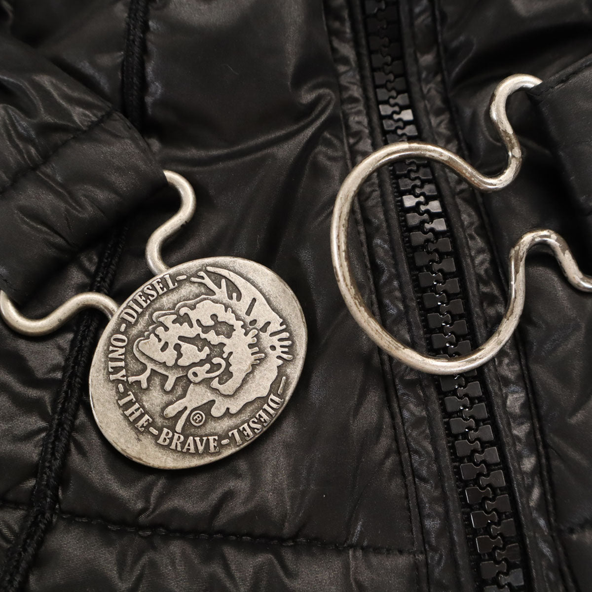 DIESEL ディーゼル 中綿ジャケット S ブラック レディース