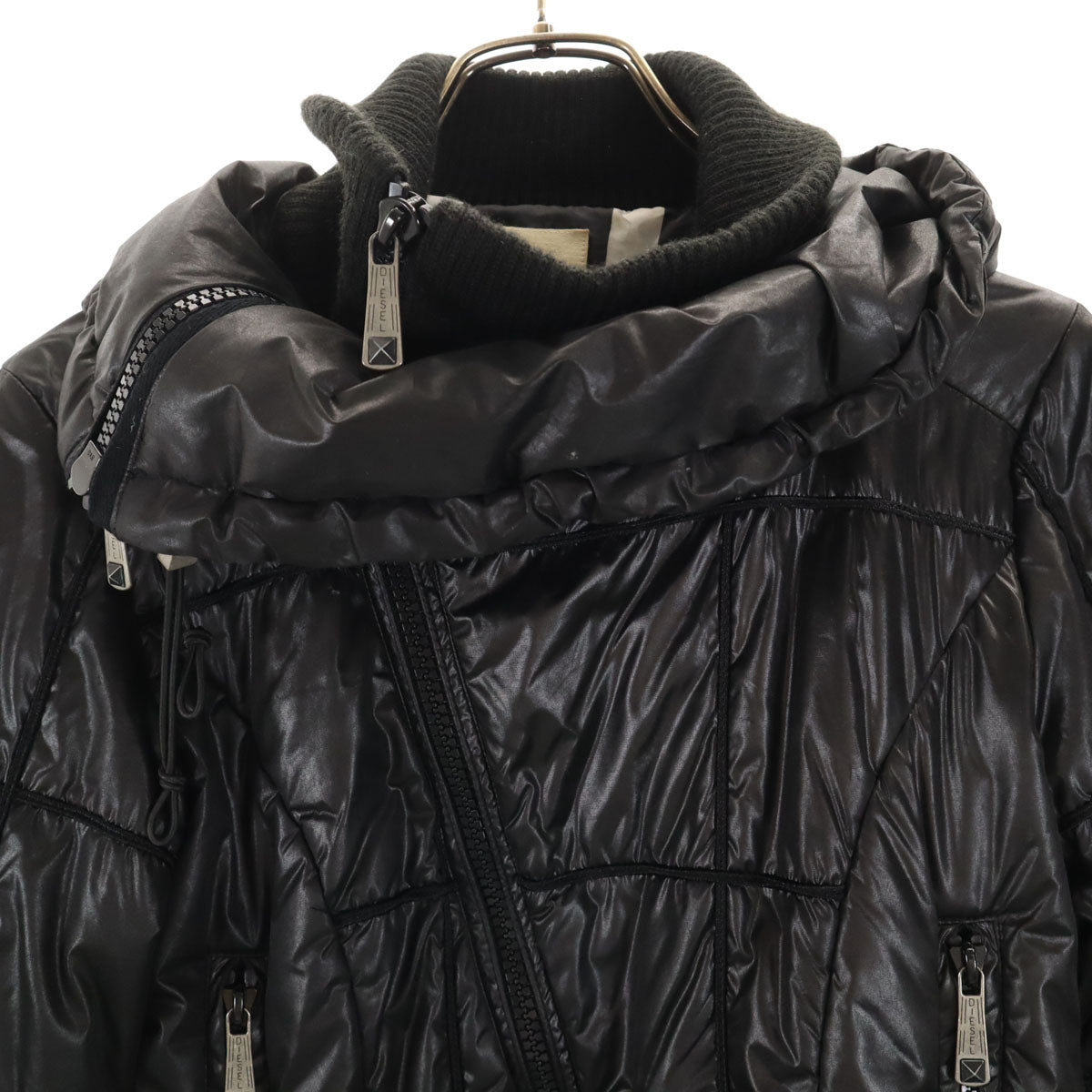 DIESEL ディーゼル 中綿ジャケット S ブラック レディース