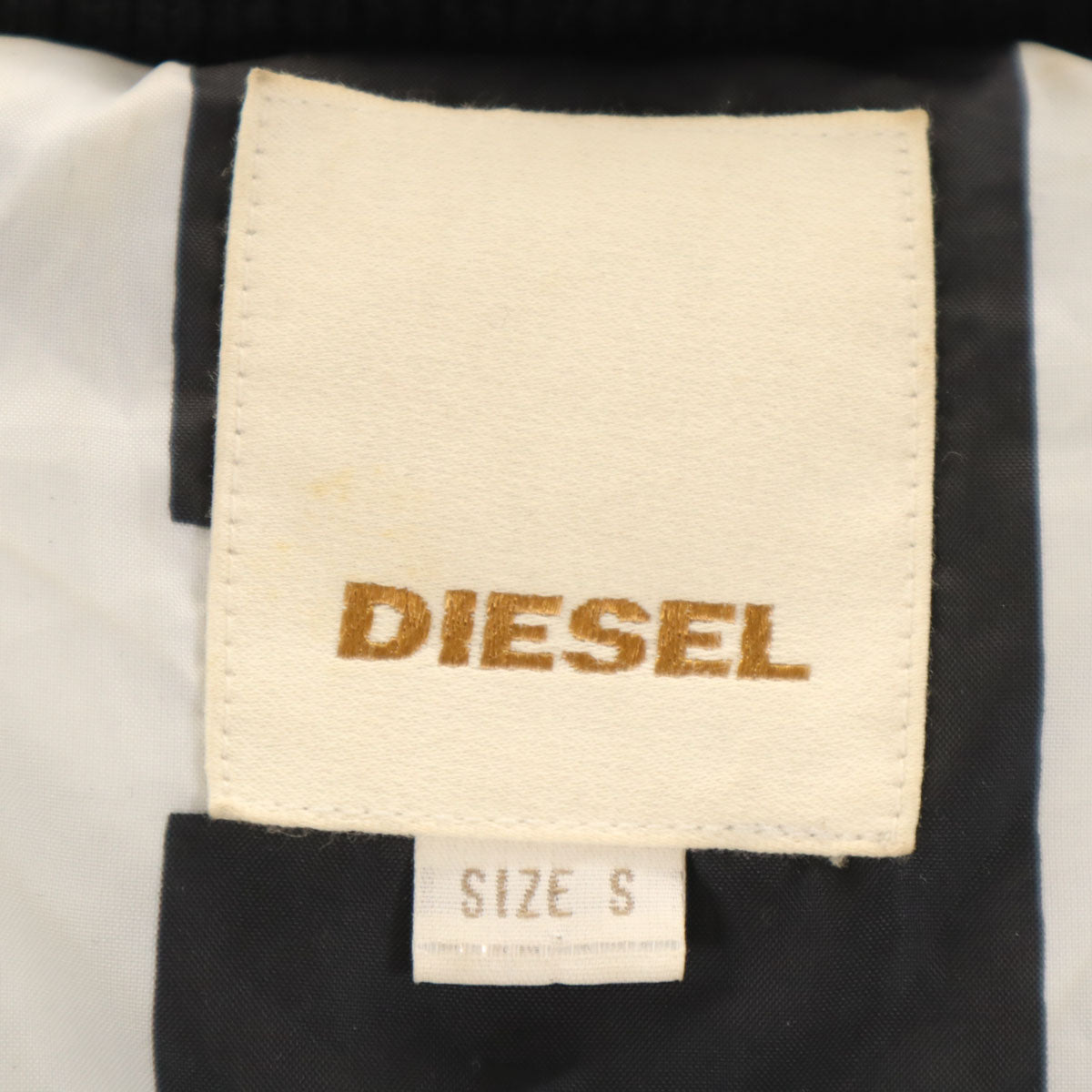 DIESEL ディーゼル 中綿ジャケット S ブラック レディース