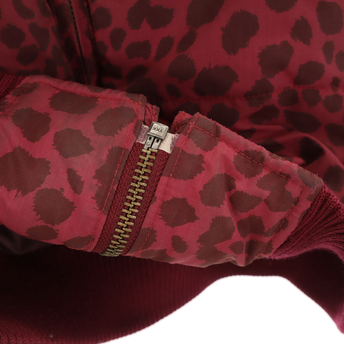 HYSTERIC ヒステリック 日本製 中綿ジャケット F バーガンディ ヒステリックグラマー レディース