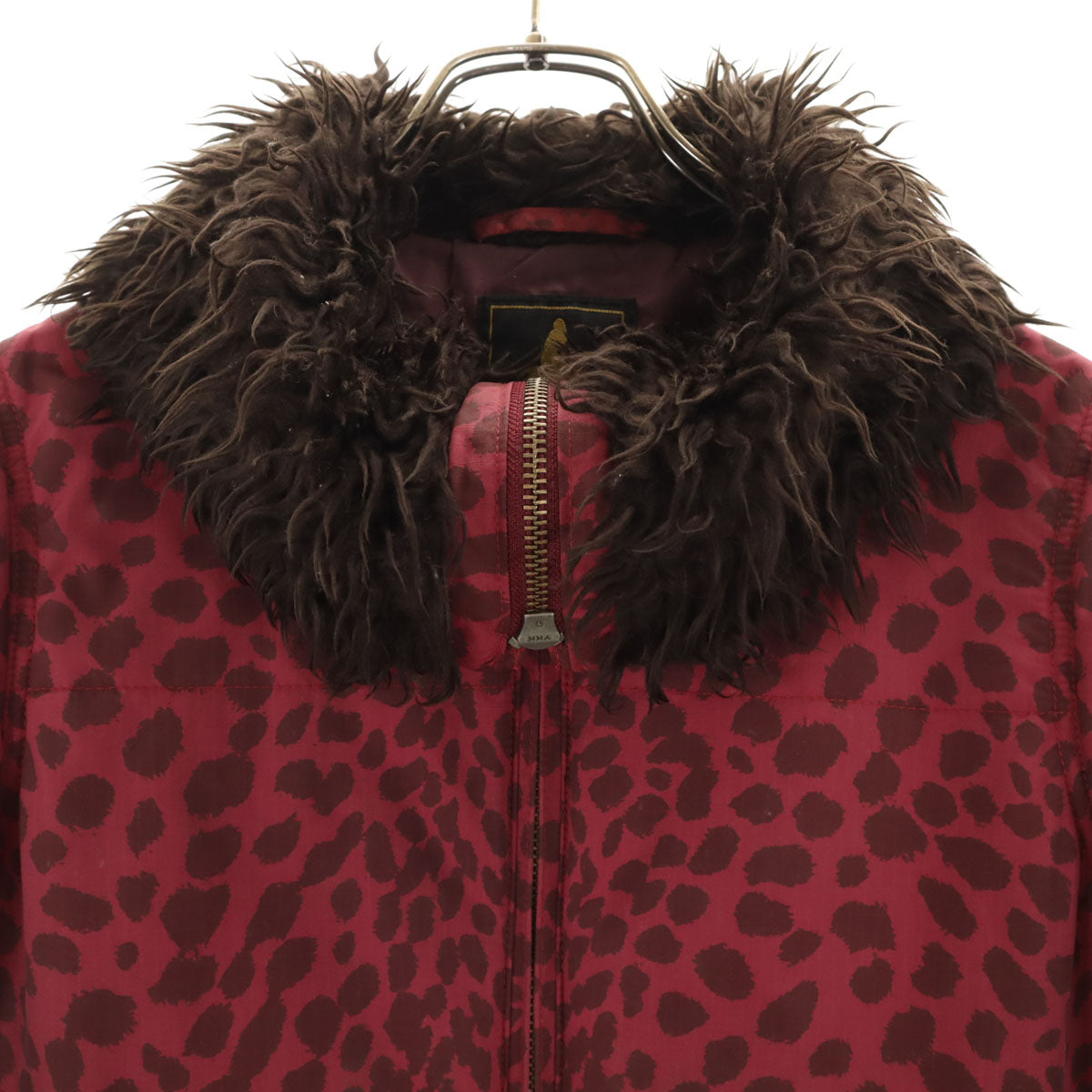 HYSTERIC ヒステリック 日本製 中綿ジャケット F バーガンディ ヒステリックグラマー レディース