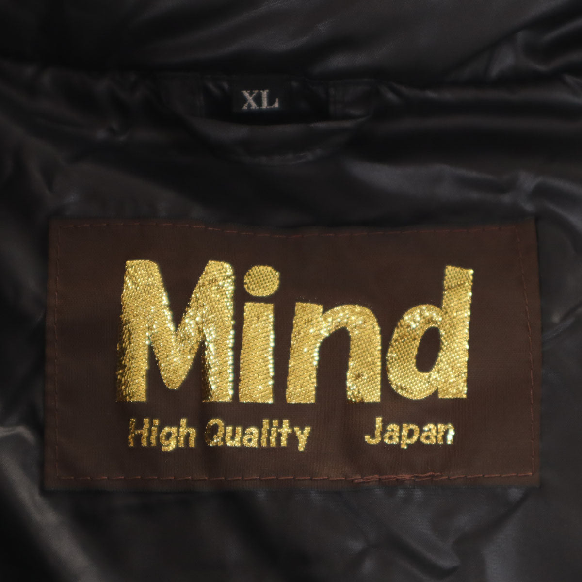 美品 mind マインド 日本製 ダウンベスト XL ライトグレー メンズ