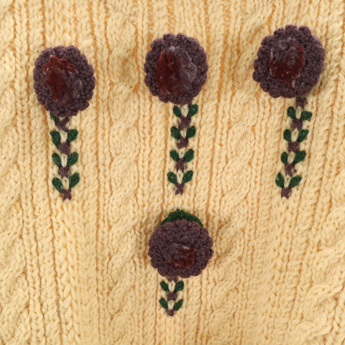 PINK HOUSE ピンクハウス ウール 長袖 セーター イエロー系 ニット レディース