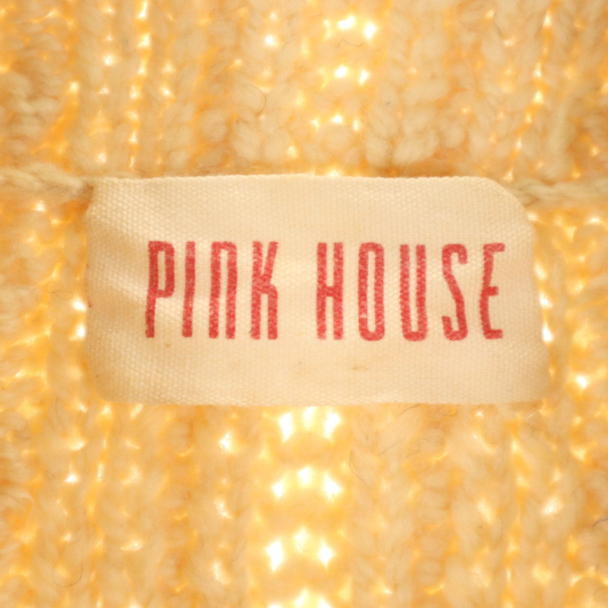 PINK HOUSE ピンクハウス ウール 長袖 セーター イエロー系 ニット レディース
