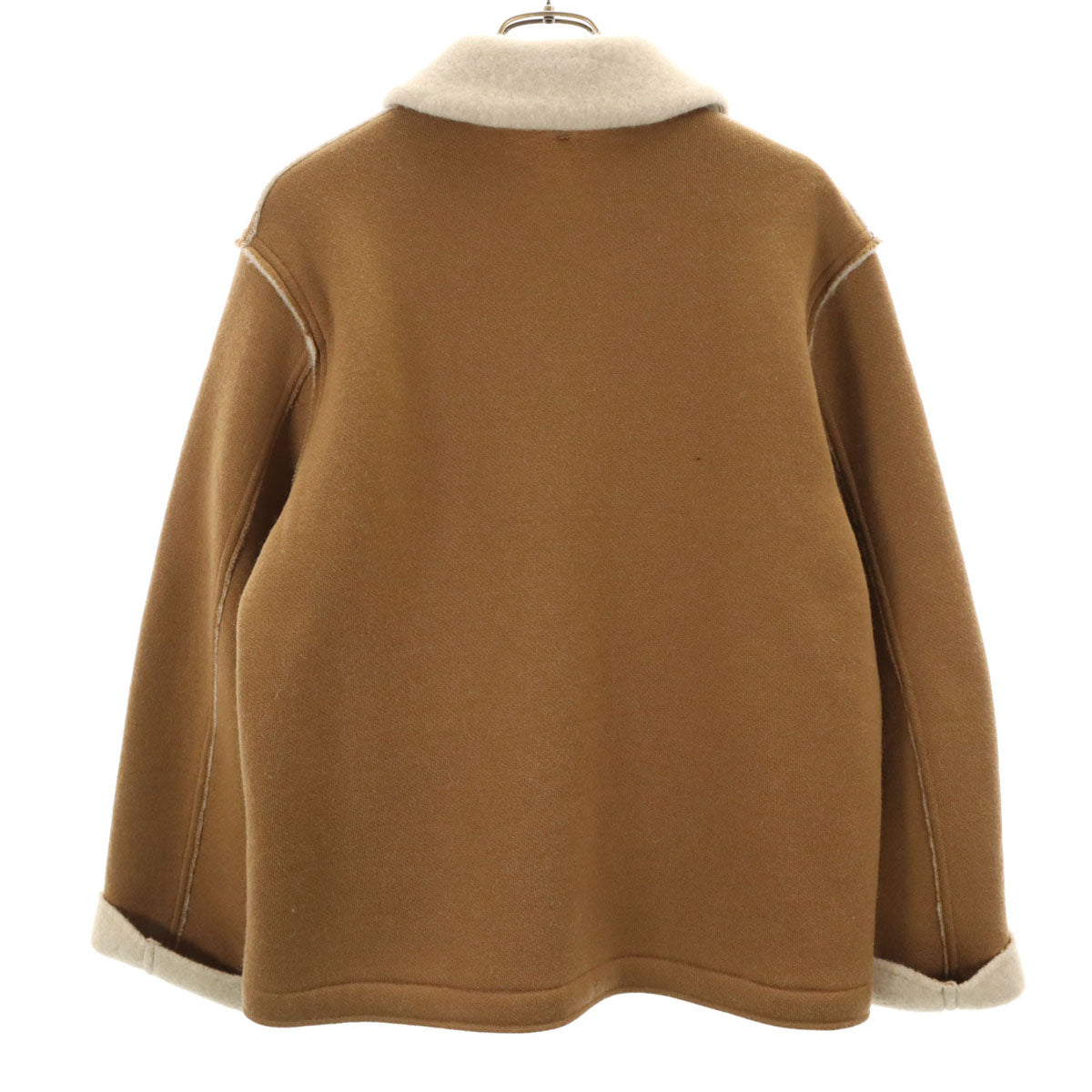 美品 FilMelange フィルメランジェ 日本製 ムートンジャケット 3 ベージュ系 ヤク裏毛 メンズ