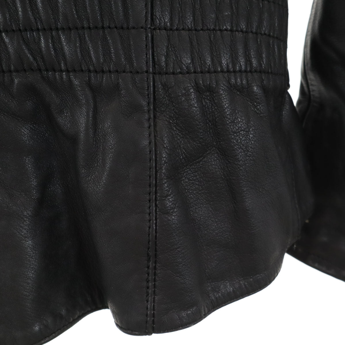 MQP レザー ライダースジャケット 40 ブラック メンズ