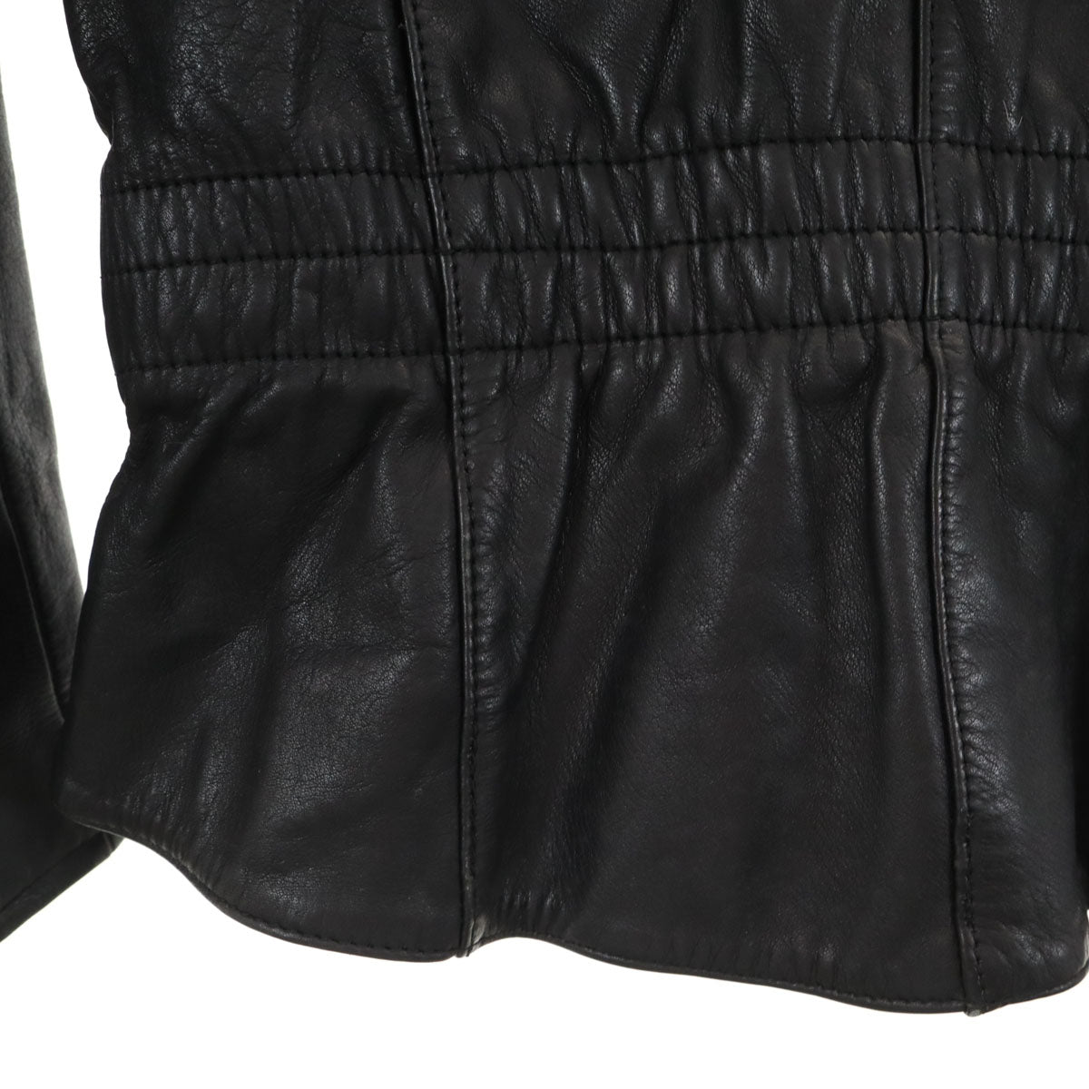 MQP レザー ライダースジャケット 40 ブラック メンズ