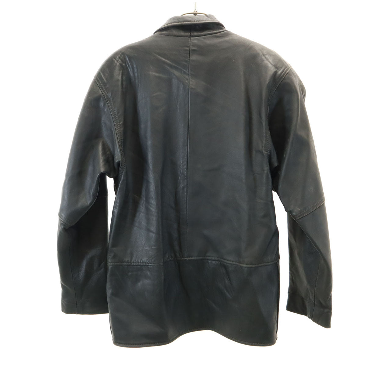 MARQUIS マーキス レザージャケット 6 チャコールブラック レディース