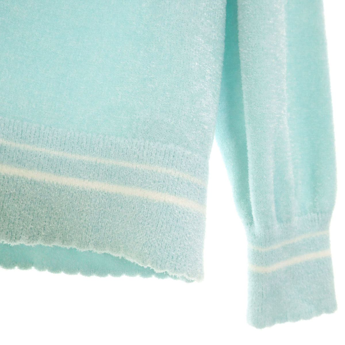 SNIDEL HOME スナイデル ホーム Disney ディズニー コラボ 長袖 ルームウェア 上下 セットアップ F ブルー系 リトルマーメイド ふわもこ 3点セット レディース