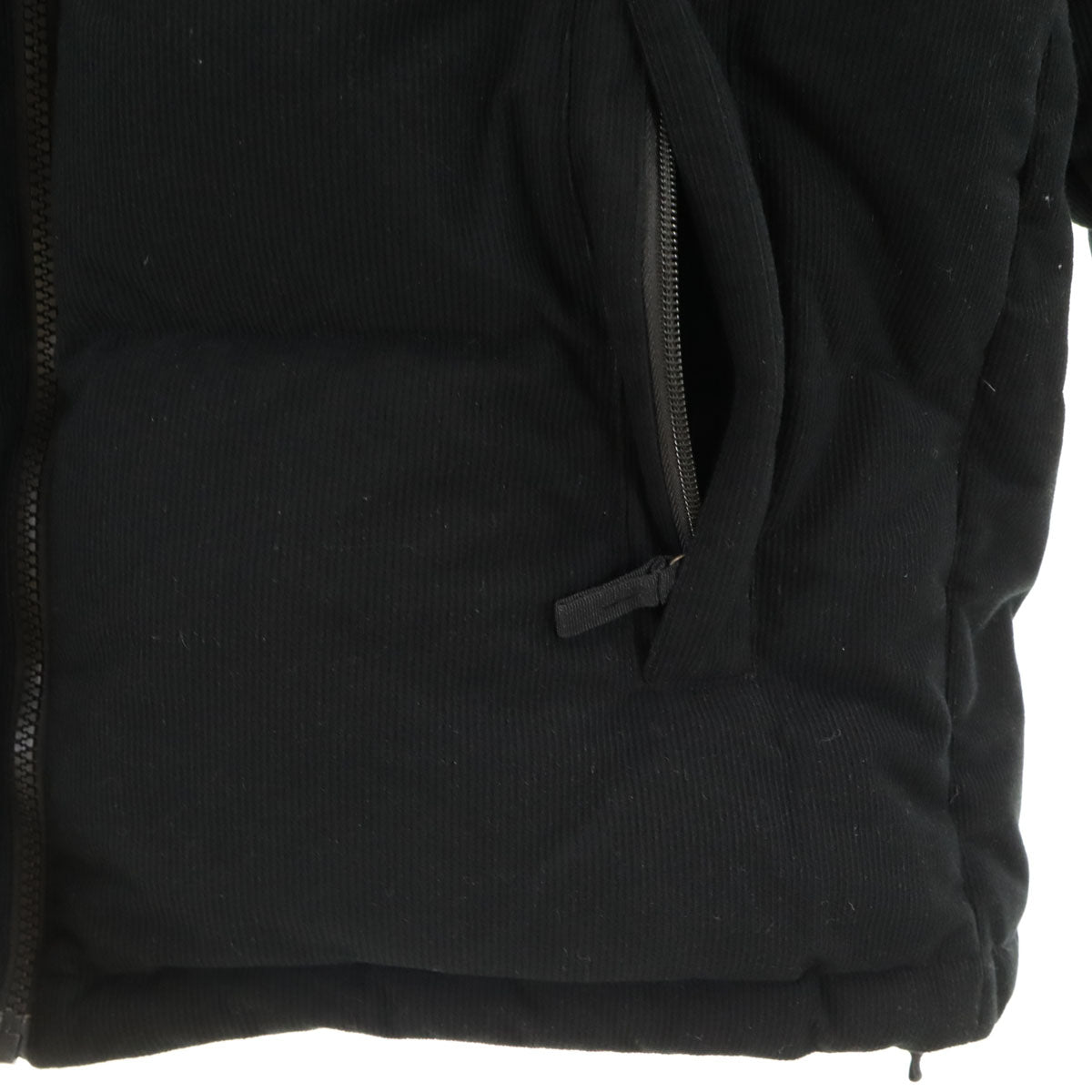 美品 THE NORTH FACE ノースフェイス 23FW コーデュロイ ヌプシ ダウンジャケット L ブラック ND92231R アウトドア メンズ