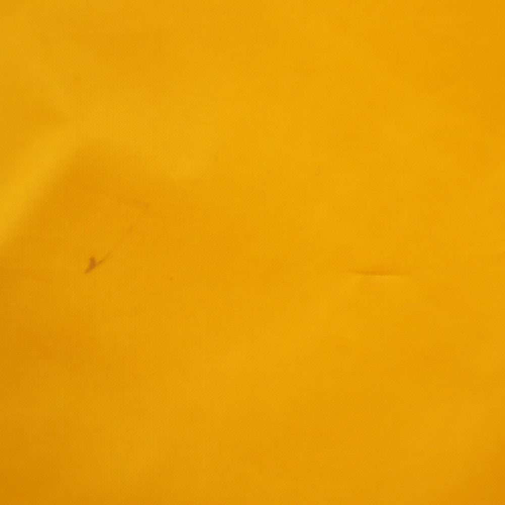 adidas アディダス 70s ヴィンテージ デサント製 トレフォイルロゴ ナイロンジャケット M イエロー フード有り メンズ