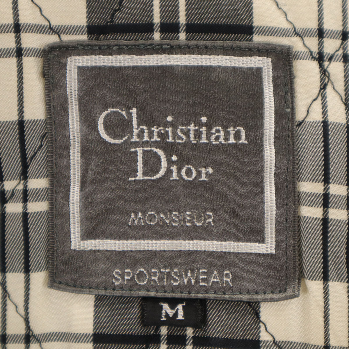 Christian Dior MONSIEUR クリスチャンディオール ムッシュ 90s オールド ウールジャケット M グレー メンズ