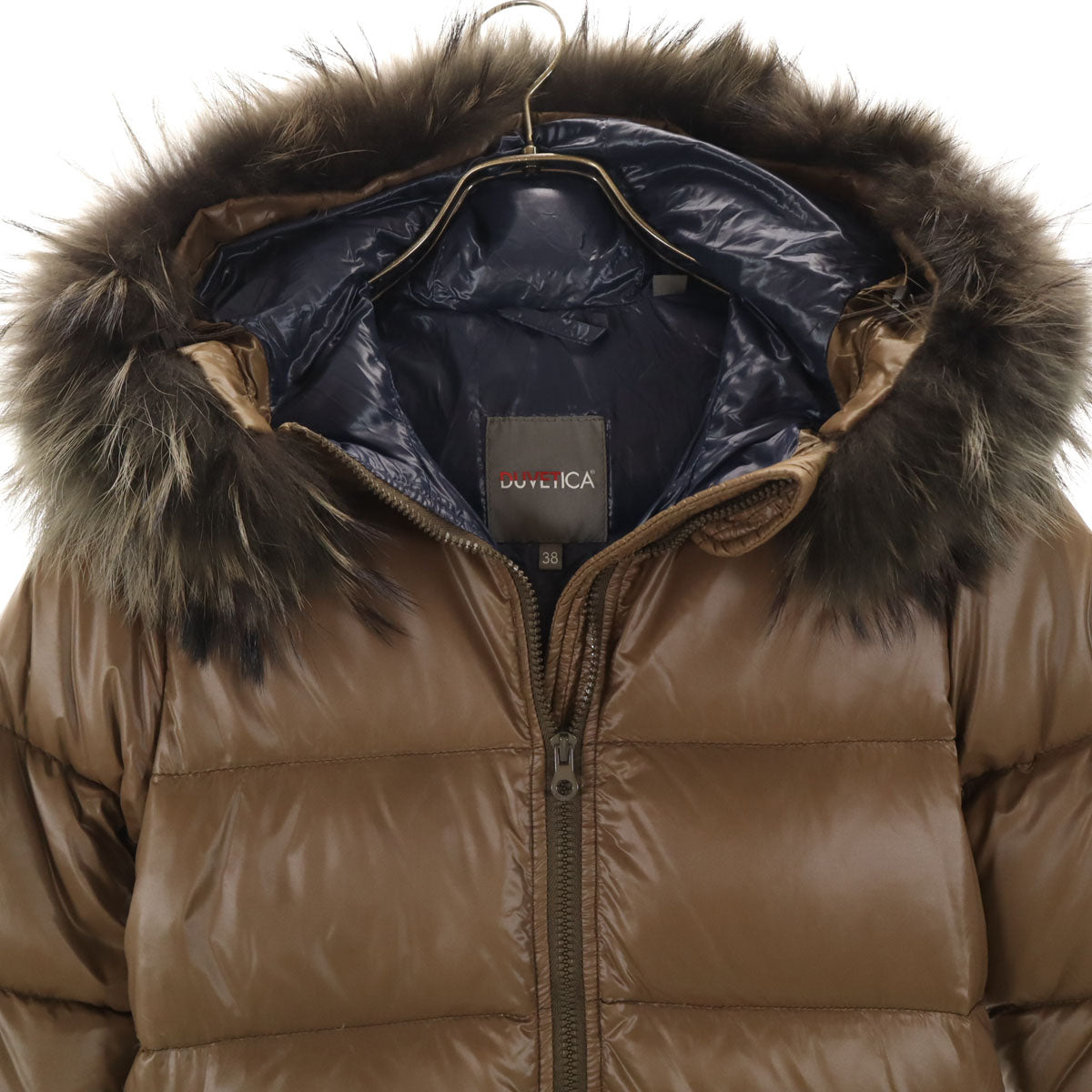 DUVETICA デュベティカ ダウンコート 38 ブラウン レディース