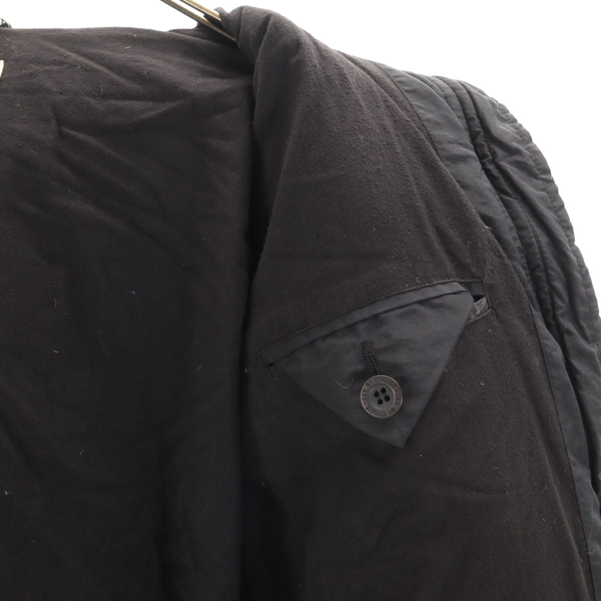 SEE BY CHLOE シーバイクロエ ハイブリッド ダウンジャケット 42 ブラック レディース