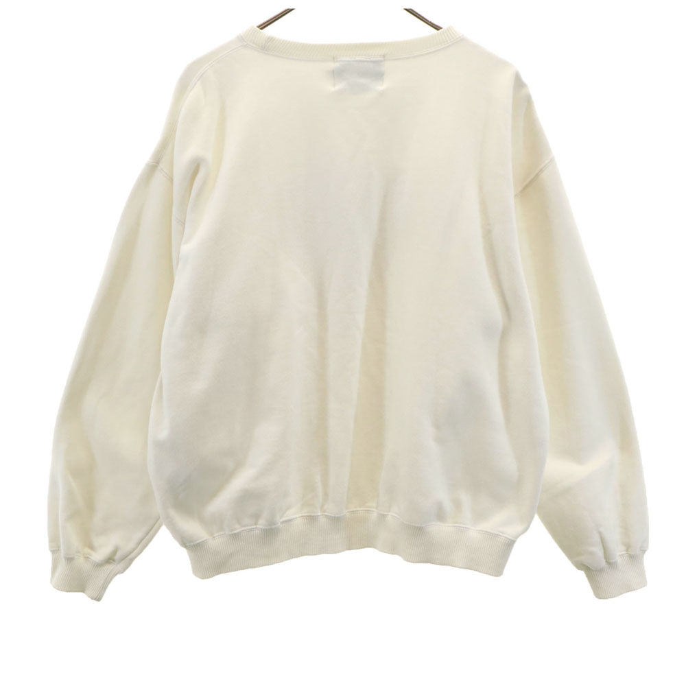 Guess ゲス 90s オールド 長袖 トレーナー L ホワイト 裏起毛 メンズ