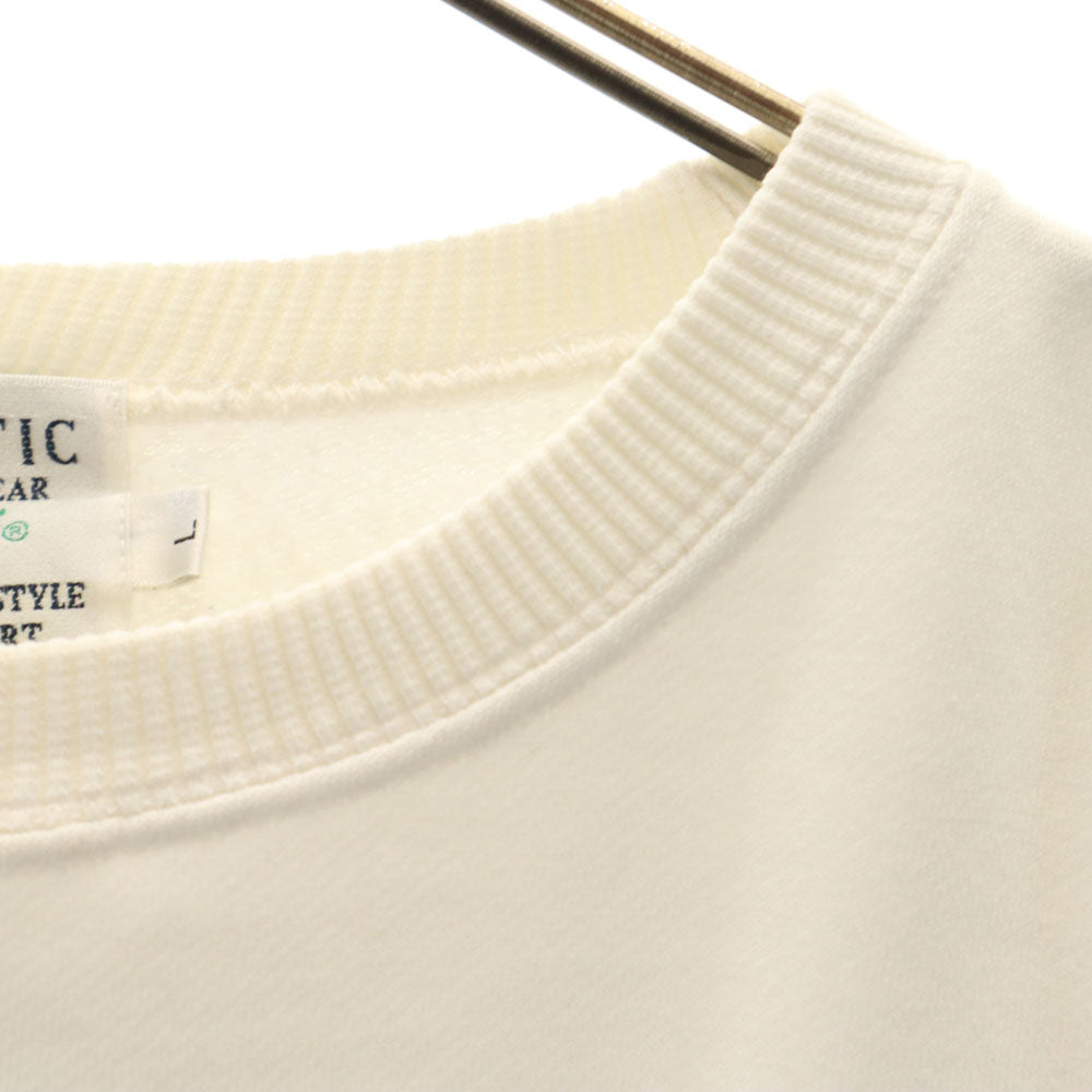 Guess ゲス 90s オールド 長袖 トレーナー L ホワイト 裏起毛 メンズ