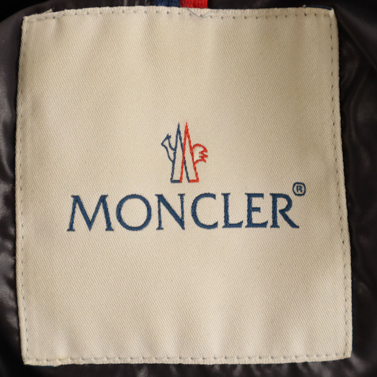 MONCLER モンクレール ハンガリー製 ラメツイード ダウンジャケット 0 ネイビー RATEL レディース